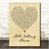 Lauren Daigle Still Rolling Stones Vintage Heart Song Lyric Print