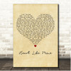 Miranda Lambert Heart Like Mine Vintage Heart Song Lyric Print