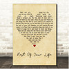 Na Leo Pilimehana Rest Of Your Life Vintage Heart Song Lyric Print