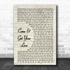 Redbone Come And Get Your Love Vintage Script Song Lyric Music Wall Art Print