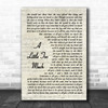 Shawn Mendes A Little Too Much Song Lyric Vintage Script Music Wall Art Print