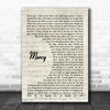 Shawn Mendes Mercy Song Lyric Vintage Script Music Wall Art Print