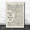 Sorry Seems To Be The Hardest Word Elton John Song Lyric Vintage Script Music Wall Art Print