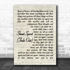 Street Spirit (Fade Out) Radiohead Script Song Lyric Music Wall Art Print