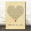 The Steel Woods Wherever You Are Vintage Heart Song Lyric Print