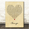 Blind Melon Change Vintage Heart Song Lyric Print