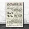 Thirty Seconds To Mars Closer To The Edge Vintage Script Song Lyric Music Wall Art Print