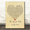 Jane McDonald The Hand That Leads Me Vintage Heart Song Lyric Print
