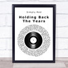 Simply Red Holding Back The Years Vinyl Record Song Lyric Music Wall Art Print
