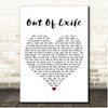Audioslave Out Of Exile White Heart Song Lyric Print