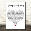 Michael Crawford Unexpected Song White Heart Song Lyric Print