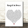 Ocean Colour Scene Profit In Peace White Heart Song Lyric Print