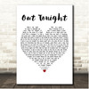 Original Broadway Cast of Rent Out Tonight White Heart Song Lyric Print