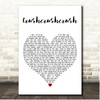 Paramore Crushcrushcrush White Heart Song Lyric Print