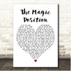 Patrick Wolf The Magic Position White Heart Song Lyric Print
