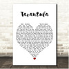 Pendulum Tarantula White Heart Song Lyric Print