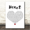 Pet Shop Boys Heart White Heart Song Lyric Print