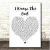 Phoebe Bridgers I Know the End White Heart Song Lyric Print