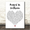 Sam Fender Angel In Lothian White Heart Song Lyric Print