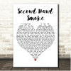 Sam Riggs Second Hand Smoke White Heart Song Lyric Print