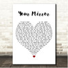 Simply Red Your Mirror White Heart Song Lyric Print