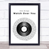 Alter Bridge Watch Over You Vinyl Record Song Lyric Music Wall Art Print