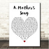 T Carter A Mother's Song White Heart Song Lyric Print