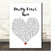 The Associates Party Fears Two White Heart Song Lyric Print