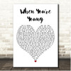 The Jam When Youre Young White Heart Song Lyric Print