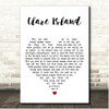 The Saw Doctors Clare Island White Heart Song Lyric Print