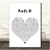 The Wombats Anti-D White Heart Song Lyric Print