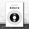 Amy Shark Adore Vinyl Record Song Lyric Music Wall Art Print