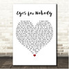 Chris Janson Eyes for Nobody White Heart Song Lyric Print