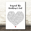 Daniel O'Donnell Beyond The Rainbow's End White Heart Song Lyric Print