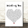 Infant Sorrow Inside of You White Heart Song Lyric Print