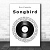 Eva Cassidy Songbird Vinyl Record Song Lyric Music Wall Art Print