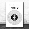 Florida Georgia Line Holy Vinyl Record Song Lyric Music Wall Art Print