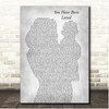 George Michael You Have Been Loved Mother & Baby Grey Song Lyric Print