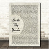 Eminem Love the Way You Lie Vintage Script Song Lyric Print