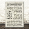 Amy Grant If I Could See (What the Angels See) Vintage Script Song Lyric Print