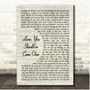 Jeff Buckley Lover, You Should've Come Over Vintage Script Song Lyric Print