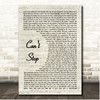 Red Hot Chili Peppers Can't Stop Vintage Script Song Lyric Print