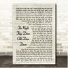 The Band The Night They Drove Old Dixie Down Vintage Script Song Lyric Print