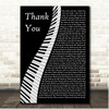 Diana Ross Thank You Piano Song Lyric Print