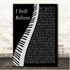 Frank Turner I Still Believe Piano Song Lyric Print