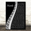 Linkin Park Numb Piano Song Lyric Print