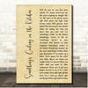 Dana Something's Cooking in the Kitchen Rustic Script Song Lyric Print