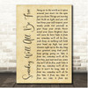 Donny Hathaway Someday We'll All Be Free Rustic Script Song Lyric Print