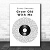 Sunny Sweeney Grow Old With Me Vinyl Record Song Lyric Music Wall Art Print