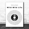 Talking Heads Wild Wild Life Vinyl Record Song Lyric Music Wall Art Print